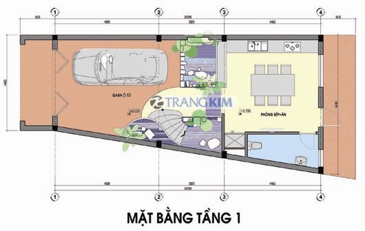 Nét tinh tế bên trong thiết kế kiến trúc nhà ống hiện đại 2 Nét tinh tế bên trong thiết kế kiến trúc nhà ống hiện đại 2