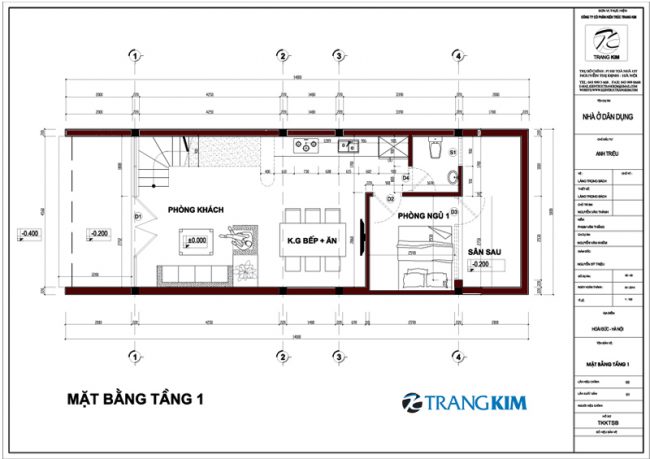 Nét tinh tế bên trong thiết kế kiến trúc nhà ống hiện đại 1 Nét tinh tế bên trong thiết kế kiến trúc nhà ống hiện đại 1