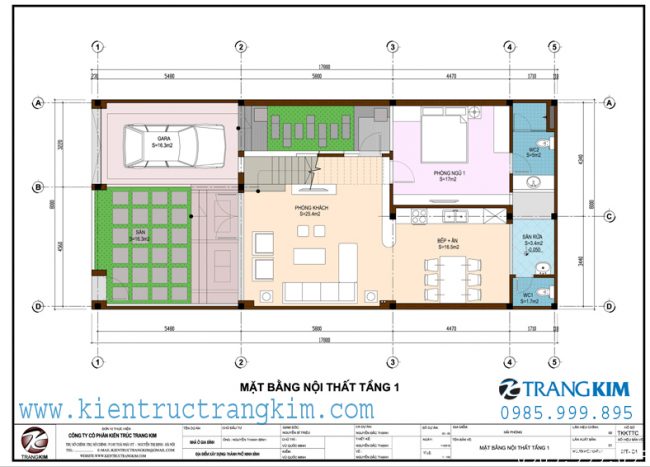 Mặt bằng tầng 1 1 Mặt bằng tầng 1 1