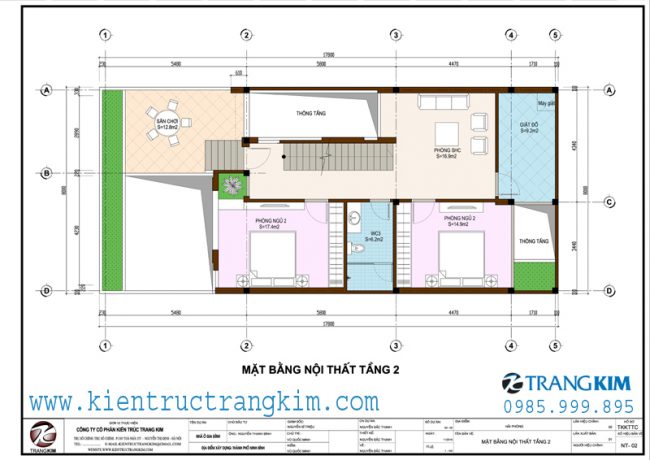 Mặt bằng tầng 1 2 Mặt bằng tầng 1 2