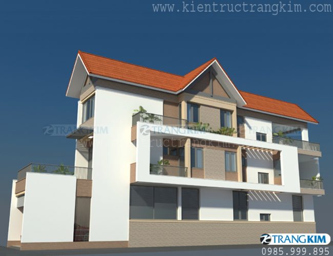 Một số hình ảnh thiết kế nhà ống 3 tầng hiện đại mặt tiền 4.2m tại Bắc Ninh 2