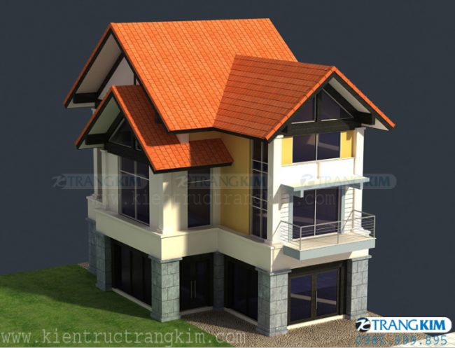 Tư vấn thiết kế kiến trúc biệt thự 90m2 theo phong cách hiện đại 1