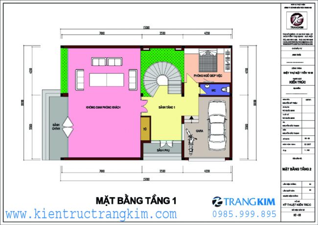 Giải pháp công năng tầng 1 1 Giải pháp công năng tầng 1 1