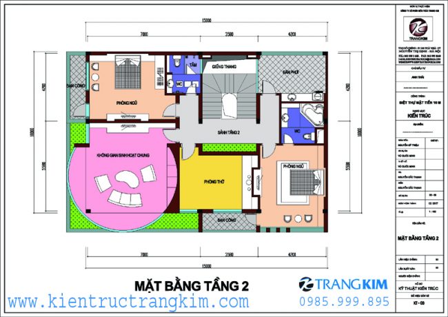 Giải pháp công năng tầng 2 1 Giải pháp công năng tầng 2 1