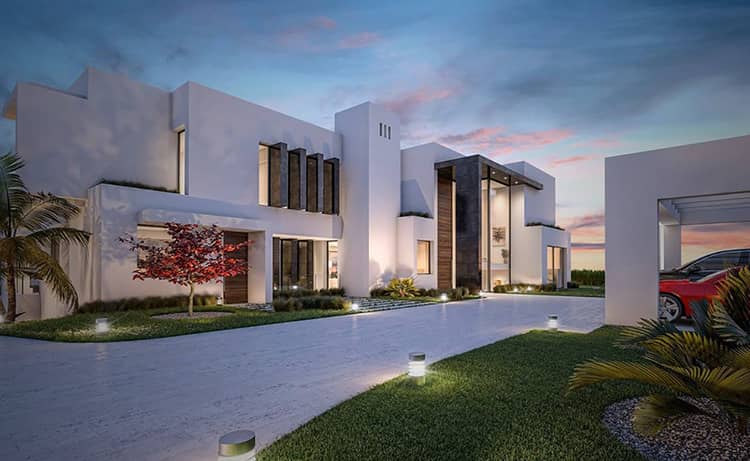 Mẫu biệt thự nghỉ dưỡng nhìn ra biển 1 Biệt thự nghỉ dưỡng hiện đại, đẹp 2024