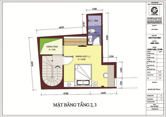 Tư vấn thiết kế nhà nhỏ 35m2 tại Hà Nội 2 Tư vấn thiết kế nhà nhỏ 35m2 tại Hà Nội 2