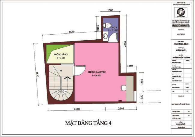Tư vấn thiết kế nhà nhỏ 35m2 tại Hà Nội 3 Tư vấn thiết kế nhà nhỏ 35m2 tại Hà Nội 3