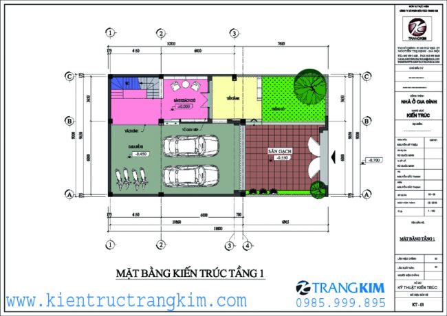 Tư vấn biệt thự hiện đại có diện tích 9x18m 1