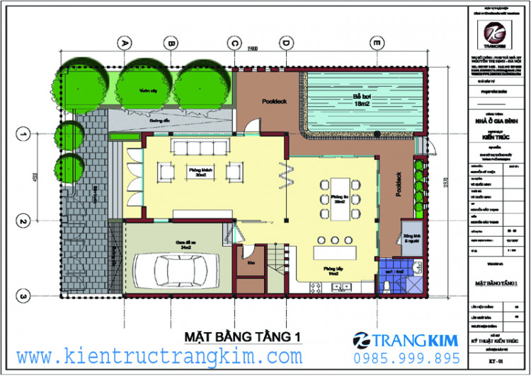 Tư vấn thiết kế biệt thự hiện đại có bể bơi 1 Tư vấn thiết kế biệt thự hiện đại có bể bơi 1