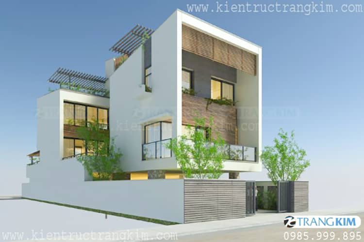 Mẫu biệt thự phố hiện đại tại Hưng Yên 3 Biệt thự phố đẹp hiện đại