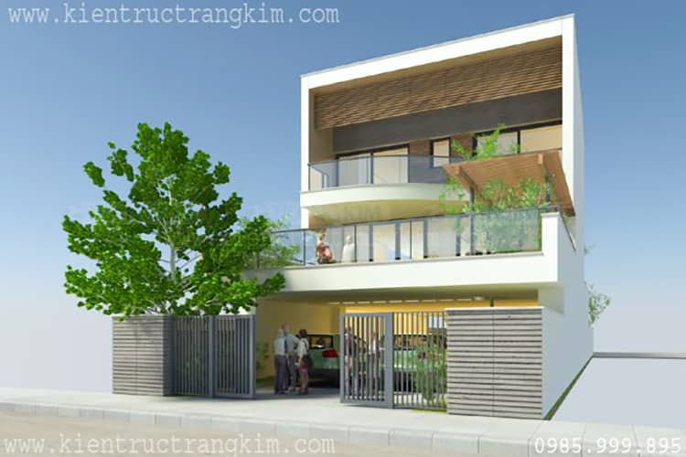 Mẫu biệt thự phố hiện đại tại Hưng Yên 4 Biệt thự phố đẹp hiện đại