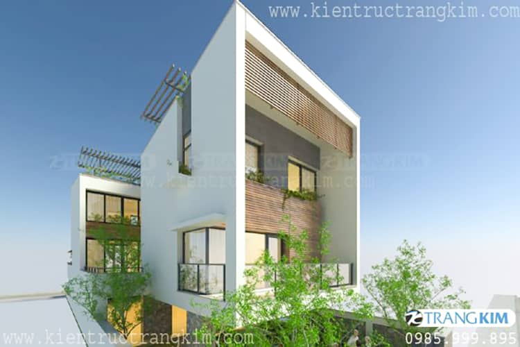 Mẫu biệt thự phố hiện đại tại Hưng Yên 5 Biệt thự phố đẹp hiện đại