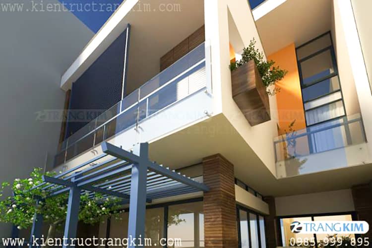 Mẫu biệt thự phố hiện đại tại Vĩnh Phúc 3 Biệt thự phố đẹp hiện đại