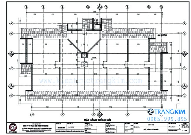 Mặt bằng xây tương mái 1