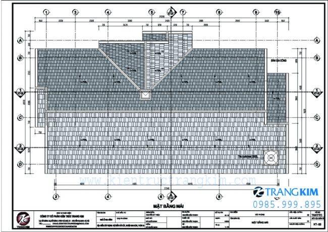 Mặt bằng xây tương mái 2