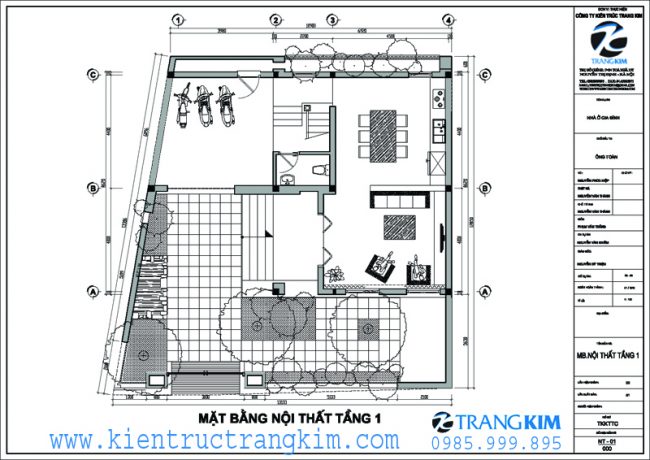 Mặt bằng tầng 1 1 Mặt bằng tầng 1 1
