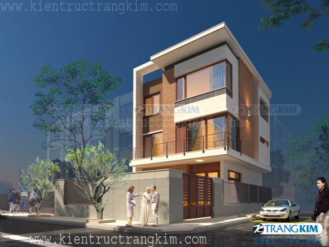 Mẫu 3: Thiết kế biệt thự mini 80m2 2 Mẫu 3: Thiết kế biệt thự mini 80m2 2