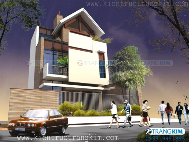 Mẫu 4: Thiết kế biệt thự diện tích 200m2 1 Mẫu 4: Thiết kế biệt thự diện tích 200m2 1