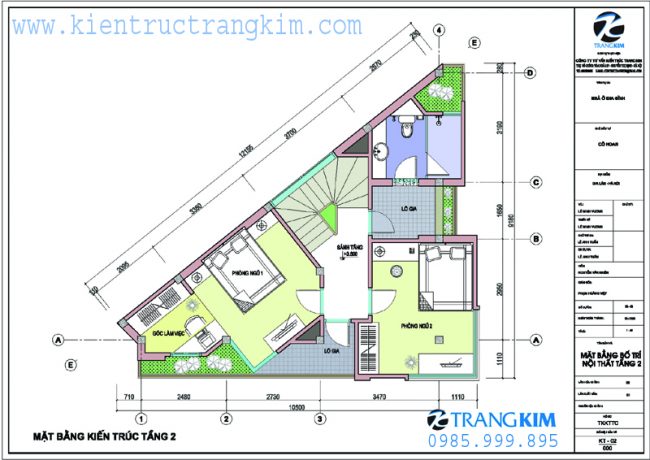 Mặt bằng tầng 2 1 Mặt bằng tầng 2 1