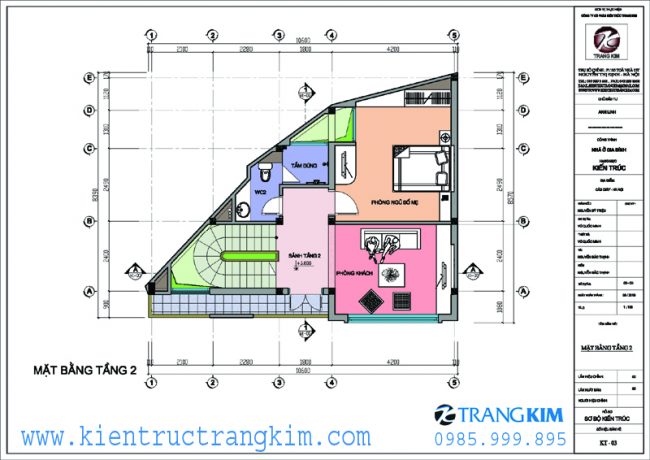 Mặt bằng tầng 2 1 Mặt bằng tầng 2 1