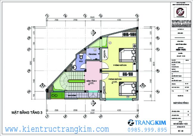 Mặt bằng tầng 3 1 Mặt bằng tầng 3 1