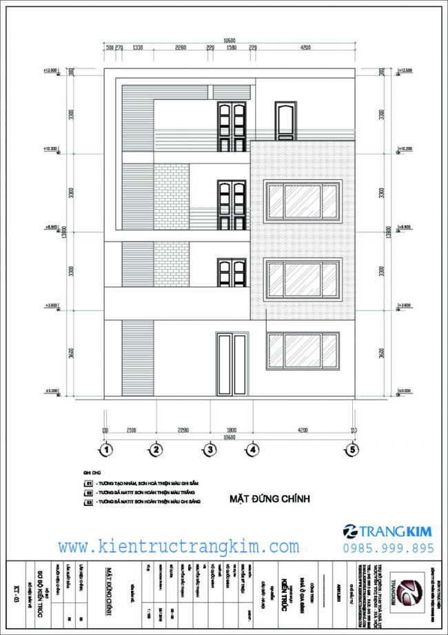 Mặt đứng, mặt cắt thiết kế nhà hình tam giác hiện đại 1 Mặt đứng, mặt cắt thiết kế nhà hình tam giác hiện đại 1