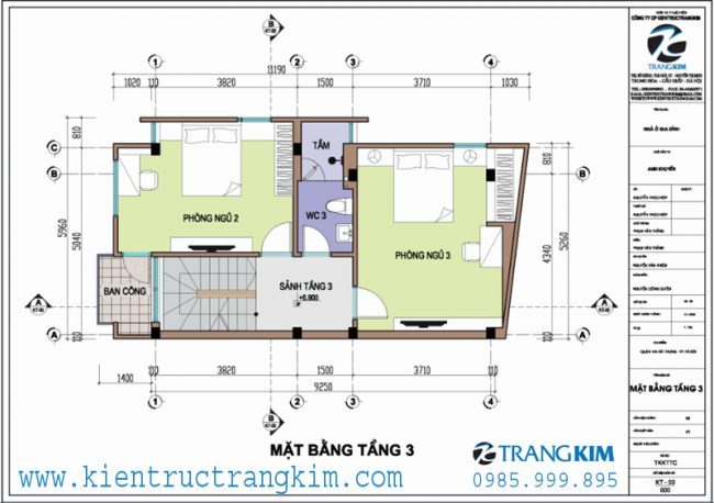 Mặt bằng tầng 3,4 1
