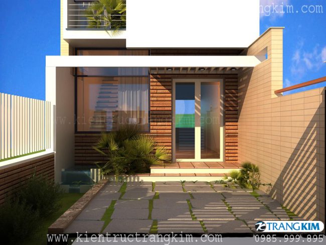 Mẫu thiết kế nhà ống 3 tầng mái thái 2