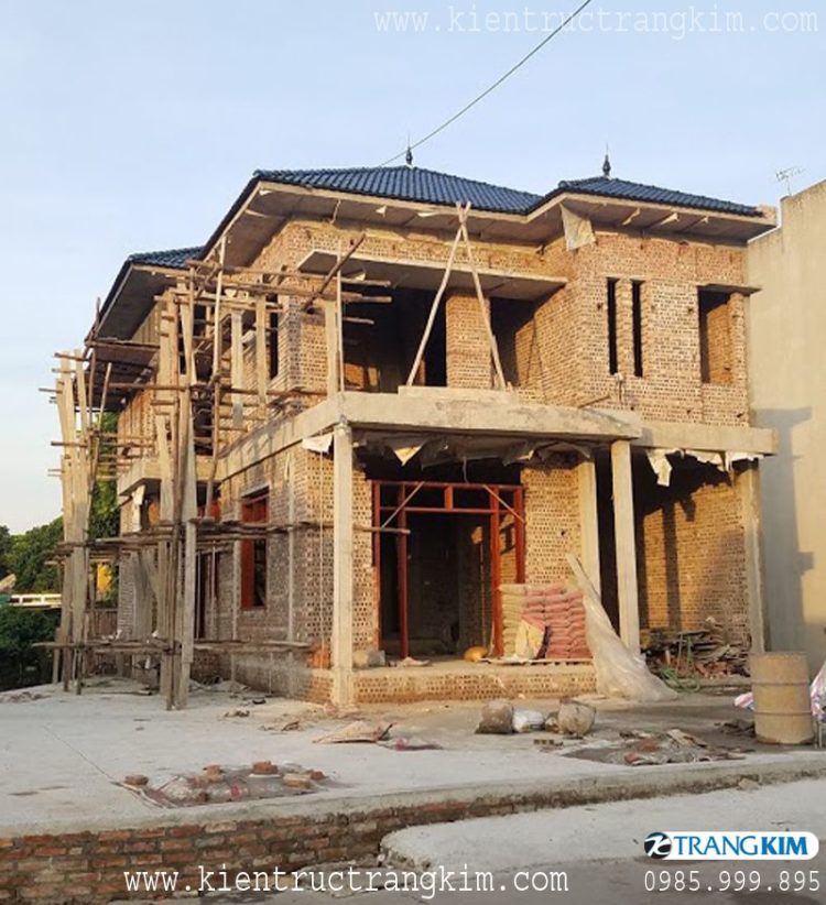 thiết kế kiến trúc biệt thự 2 tầng hiện đại