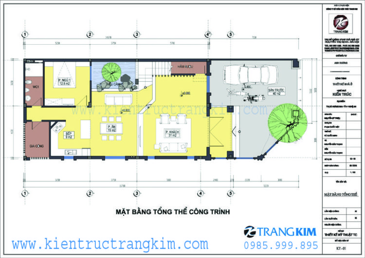 Mặt bằng thiết kế căn biệt thự 1 thiết kế biệt thự cổ điển 3 tầng