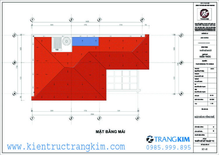 Mặt bằng tầng 3 2 thiết kế biệt thự cổ điển 3 tầng