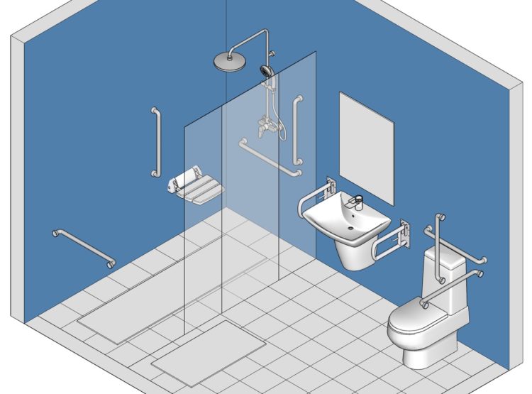 Làm thế nào để thiết kế phòng tắm an toàn cho người cao tuổi