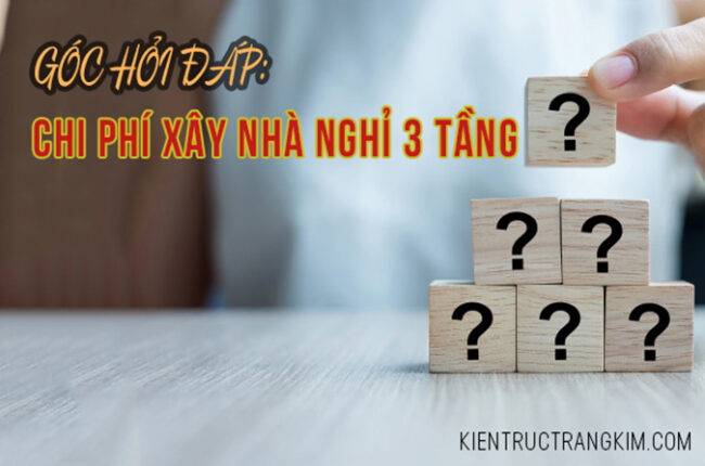 chi phí xây dựng nhà nghỉ 3 tầng