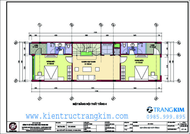 Mặt bằng tầng 4 1