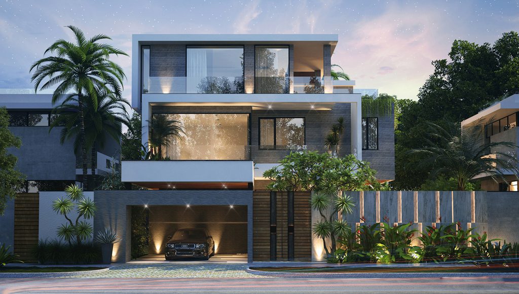 Mẫu thiết kế với kiến trúc hiện đại, hòa nhịp với thiên nhiên 1 mẫu nhà đẹp