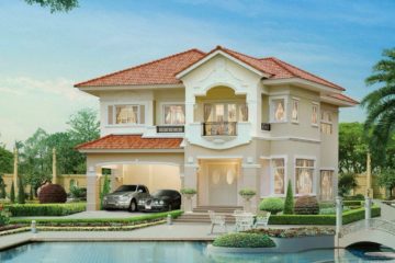 Mẫu biệt thự 2 tầng