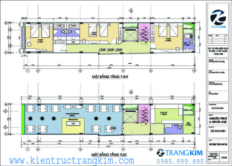 Gợi ý bố trí cầu thang thoát hiểm, mặt bằng chức năng 1 Thiết kế nhà nghỉ kết hợp kinh doanh ăn uống