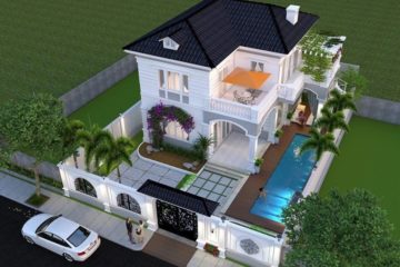 Mẫu biệt thự 2 tầng