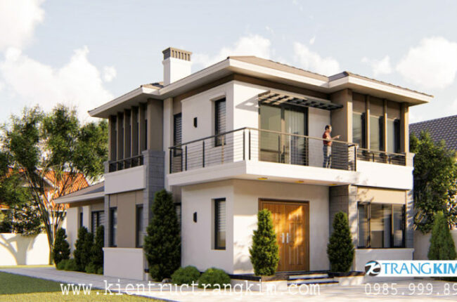 Biệt thự 2 tầng hiện đại, tiện nghi