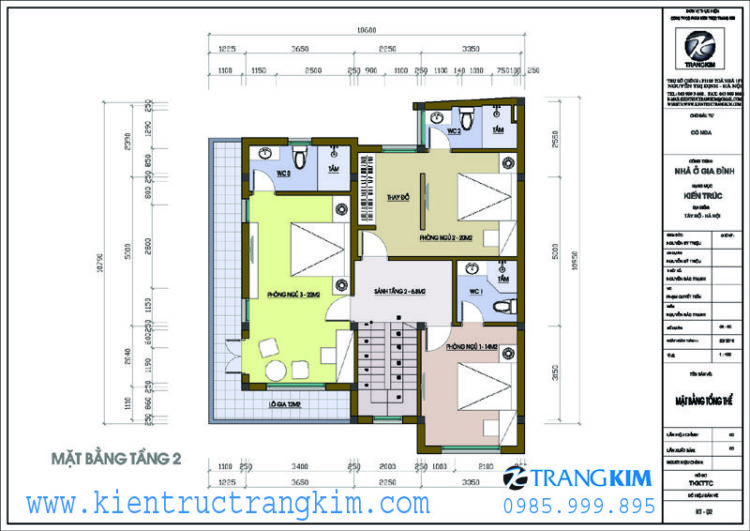 Mặt bằng thiết kế tầng 2 1 Thiết kế biệt thự 2 tầng hiện đại trên đất méo
