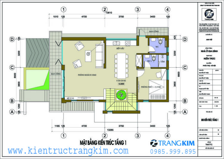 biệt thự hiện đại có tầng hầm