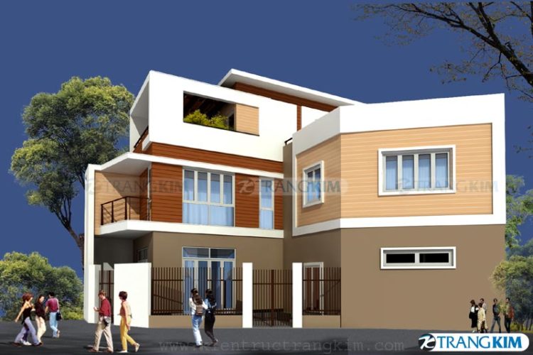 Mẫu 3: Mẫu thiết kế mặt bằng chi tiết biệt thự trên đất méo khoa học 1 Mẫu 3: Mẫu thiết kế mặt bằng chi tiết biệt thự trên đất méo khoa học 1