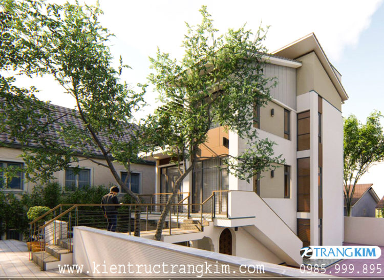 biệt thự hiện đại có tầng hầm