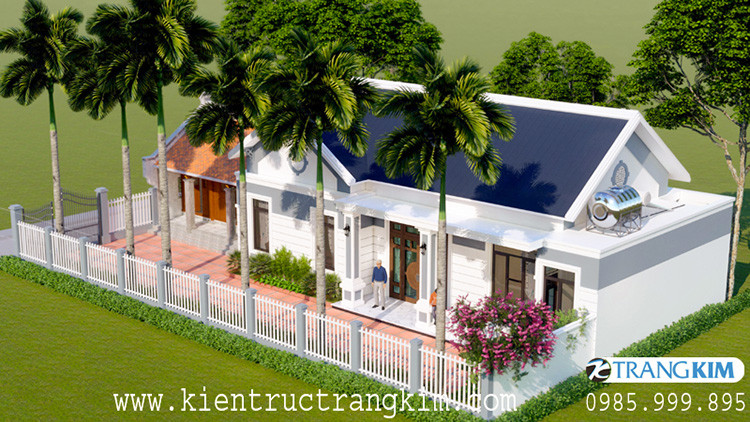 Lý do lựa chọn thiết kế này cho gia đình có trẻ nhỏ 1 biệt thự 1 tầng tại bắc ninh