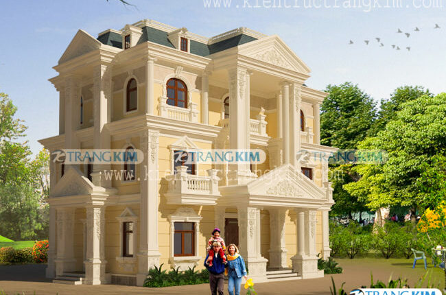 Biệt thự 3 tầng cổ điển