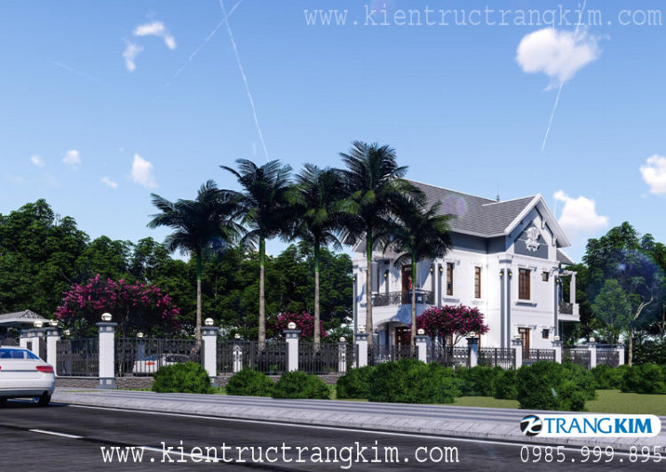 Chiêm ngưỡng biệt thự phong cách tân cổ điển qua những hình ảnh phối cảnh 3 Biệt thự tân cổ điển 2 tầngBiệt thự tân cổ điển 2 tầng