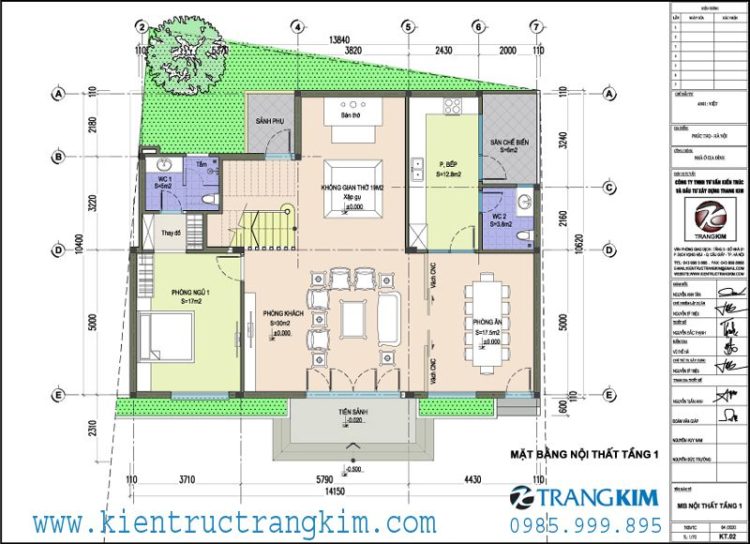 Biệt thự 3 tầng hiện đại