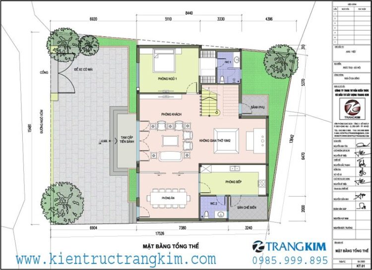 Biệt thự 3 tầng hiện đại