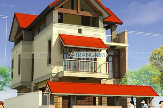 thiết kế biệt thự diện tích 8x15m