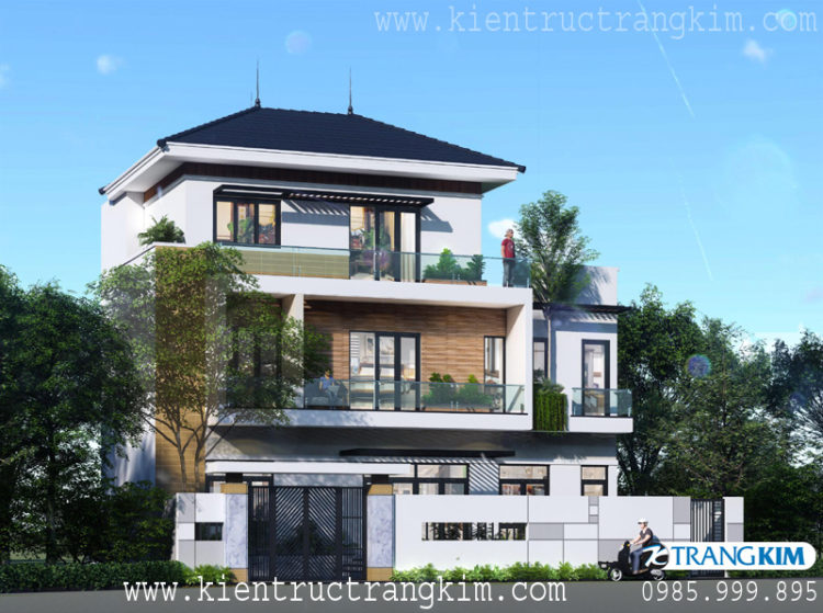 Biệt thự 3 tầng hiện đại